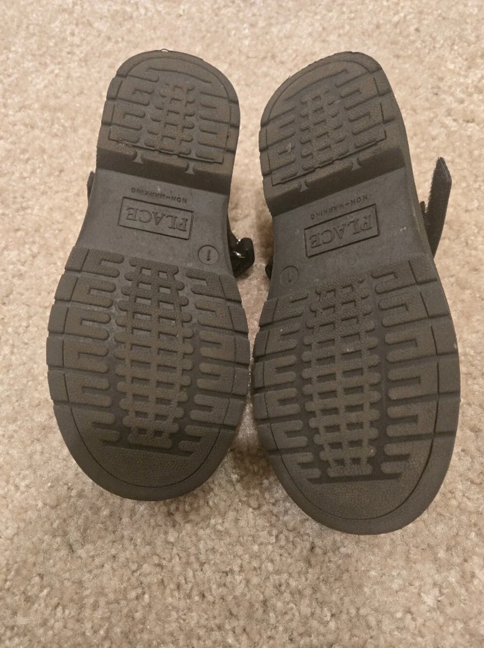 The Children's Place Black Mary Jane Kids Shoes with Velcro Strap
